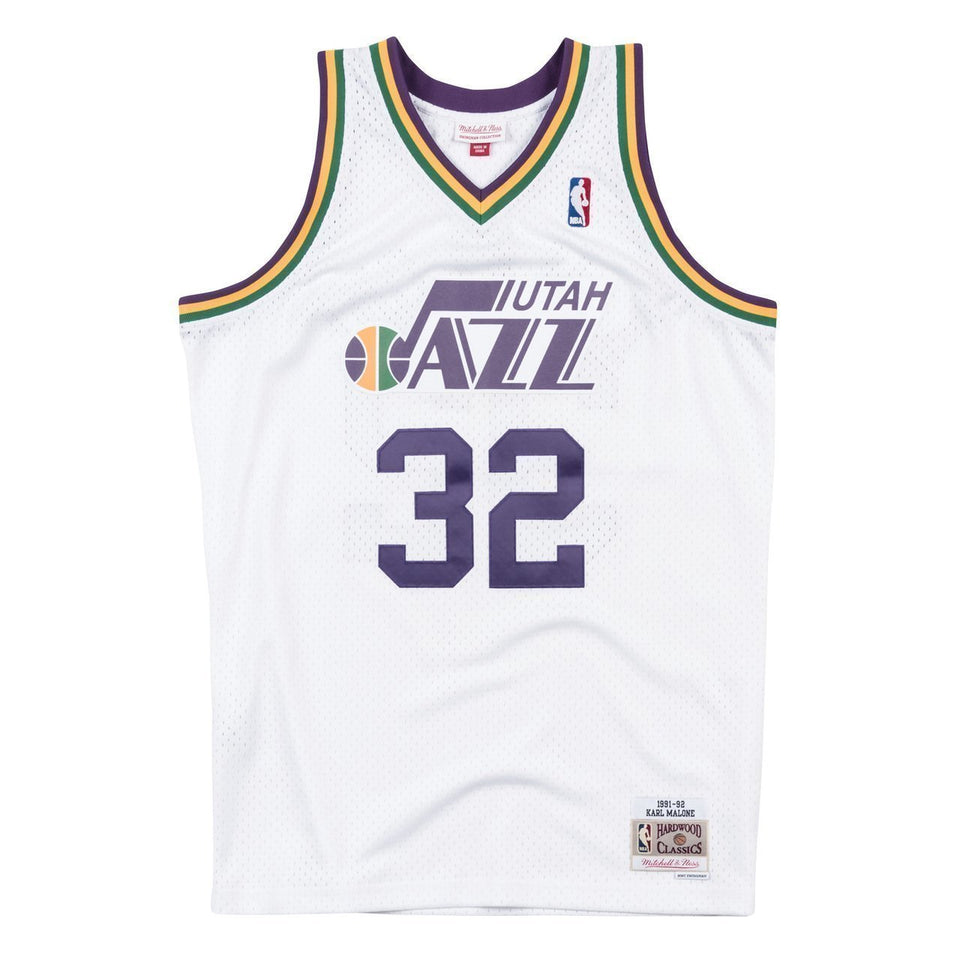 s Hardwood Classic Swingman Jersey  MensApparelJerseys  Utah Jazz  Malone Karl  HWC s  White