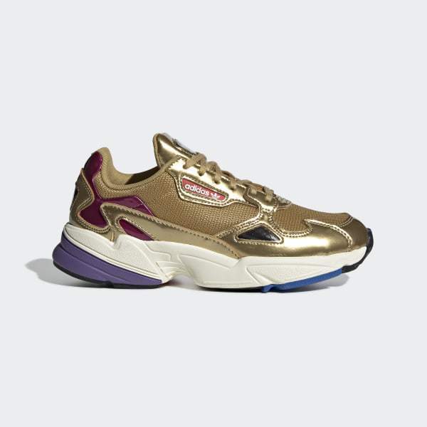Falcon Shoes Gold Metallic / Gold Metallic / Off White Adidas