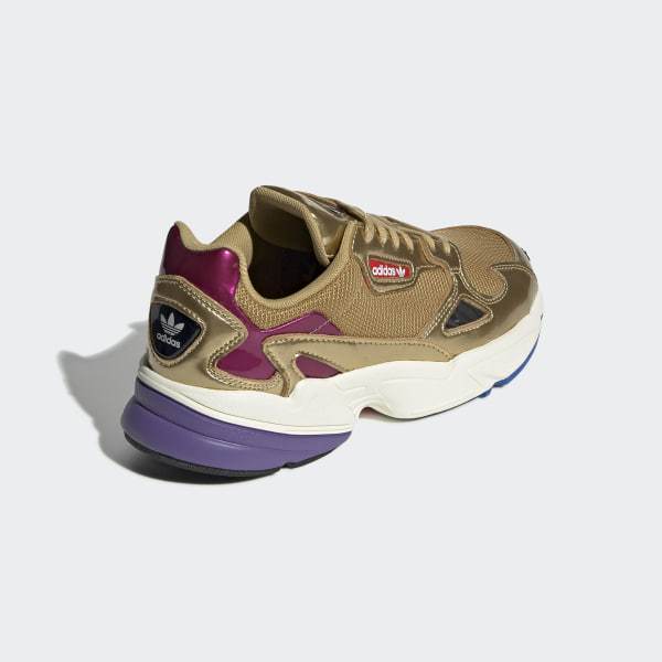 Falcon Shoes Gold Metallic / Gold Metallic / Off White Adidas