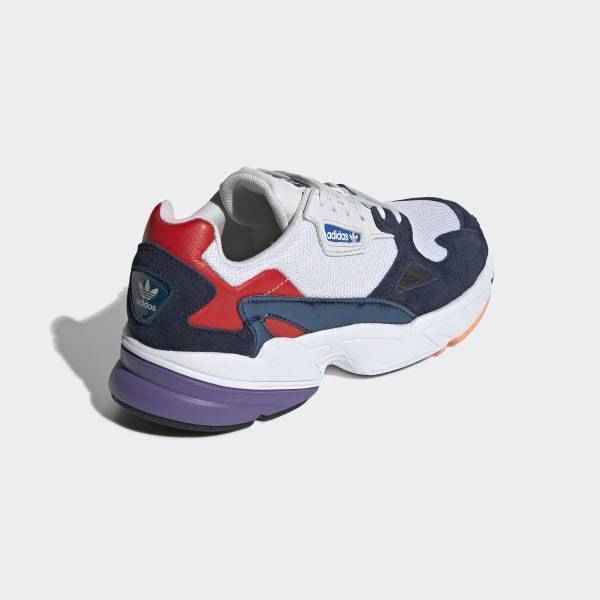 Falcon Shoes Crystal White / Crystal White / Collegiate Navy Adidas