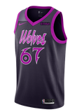 Minnesota Timberwolves City Edition Taj Gibson Swingman Jersey  Black