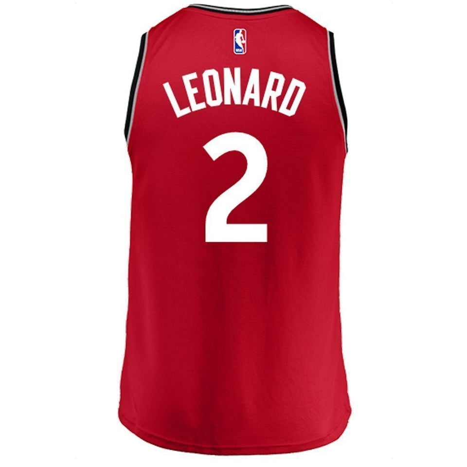 Raptors Ladies Swingman Icon Jersey  Leonard  Red