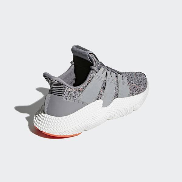 Prophere Shoes Grey Three / Cloud White / Solar Red Adidas