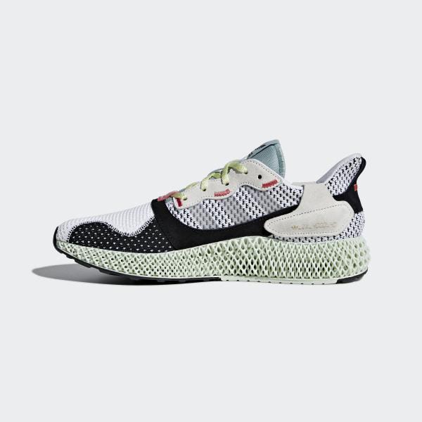 Zx 4000 4d Shoes Cloud White / Grey Two / Linen Green Adidas