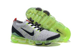 Nike Air Vapormax Flyknit 3 "Neon" Grey Black White Shoes Sneakers Men Sale Size US 7, 8, 8.5, 9, 10, 11