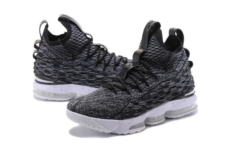 Nike Lebron XV 15 "Ashes" Grey White Men Shoes Sale Size US7,8,8.5,9,10,11,12