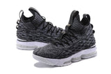 Nike Lebron XV 15 "Ashes" Grey White Men Shoes Sale Size US7,8,8.5,9,10,11,12