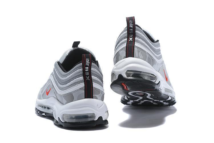 Nike Air Max 97 Camouplage Silver White Shoes Sale Size US 7, 8, 8.5, 9, 10, 11