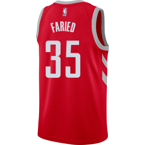 Kenneth Faried Houston Rockets Icon Edition Swingman Jersey  Red