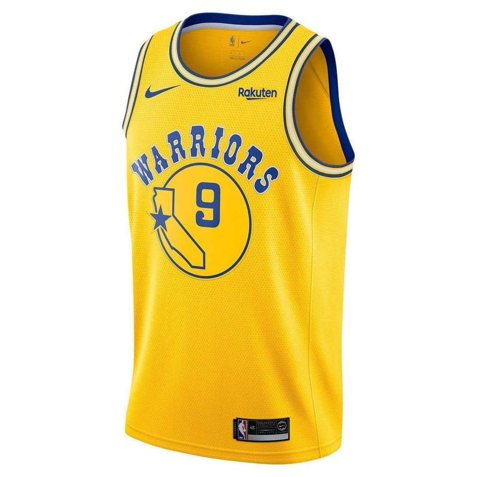 Andre Iguodala Golden State Warriors Swingman Hardwood Classic Jersey  Gold