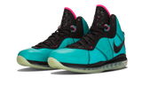 Nike Lebron 8 Retro/black-pnk Flsh-flmnt Grn