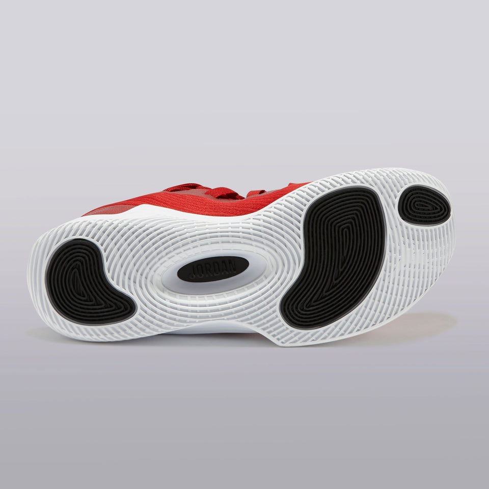 Jordan Ultra Fly 2 Low Basketball Shoe - Gym Red/black-white - Mens