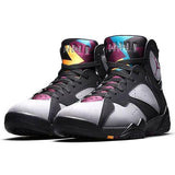 Men's Jordan 7 Bordeaux Basketball Shoes - Grey
