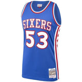̀53 - Men's Mitchell & Ness Darryl Dawkins Royal Philadelphia 76ers 1976-77 Hardwood Classics Swingman Jersey - Royal