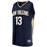 Men's Fanatics Branded Cheick Diallo Navy New Orleans Pelicans Fast Break Replica Player Jersey  Icon Edition  Navy