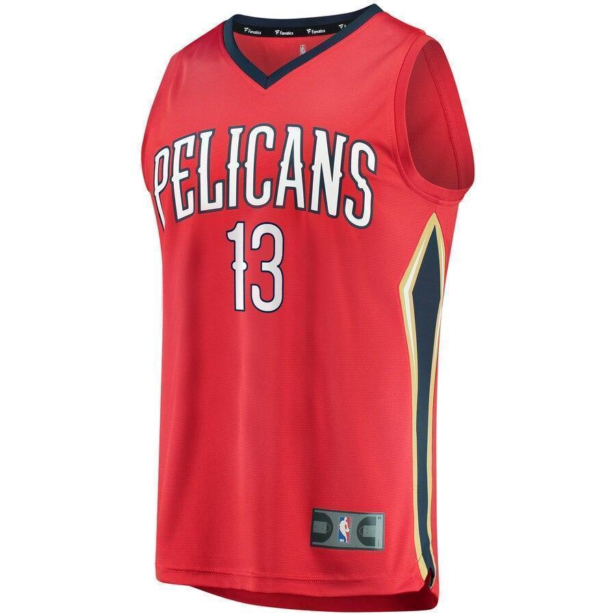Men's Fanatics Branded Cheick Diallo Red New Orleans Pelicans Fast Break Replica Player Jersey  Statement Edition  Red
