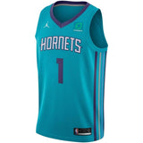 Men's Jordan Brand Malik Monk Teal Charlotte Hornets Swingman Sponsor Patch Jersey – Icon Edition  Aqua