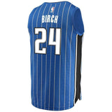 Men's Fanatics Branded Khem Birch Blue Orlando Magic Fast Break Replica Player Jersey  Icon Edition  Blue