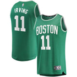 Men's Fanatics Branded Kyrie Irving Kelly Green Boston Celtics Fast Break Replica Player Jersey  Icon Edition  Green