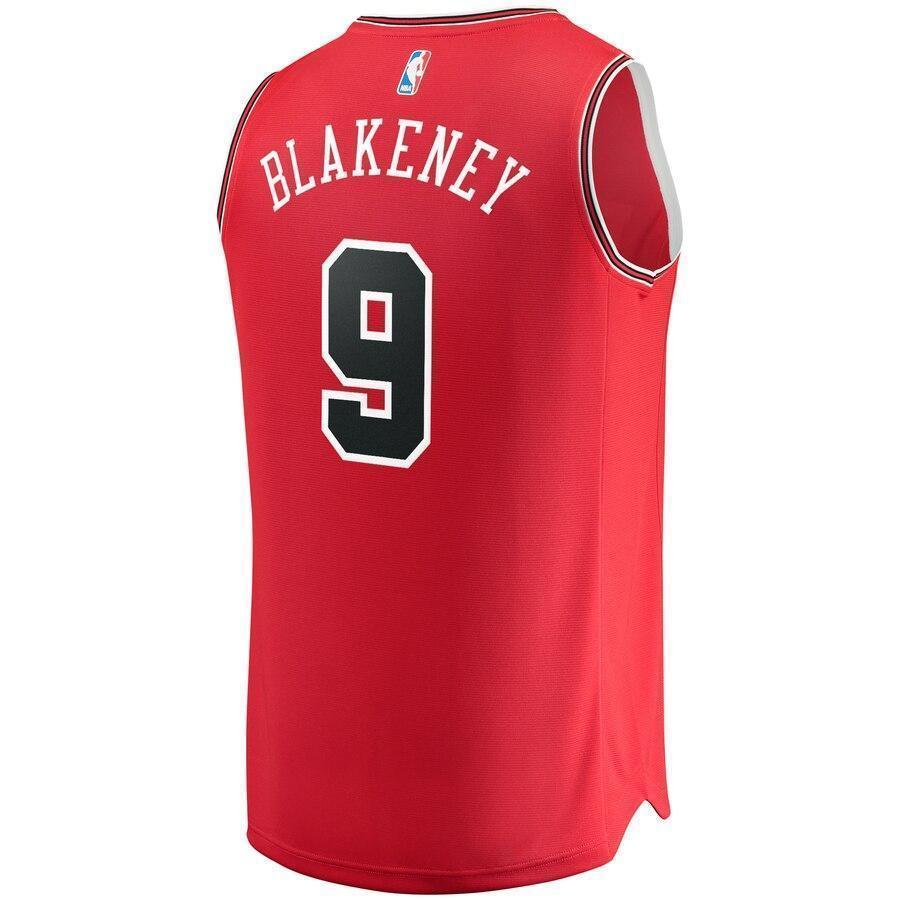 Youth Fanatics Branded Antonio Blakeney Red Chicago Bulls Fast Break Player Jersey  Icon Edition  Red