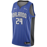 Men's Nike Khem Birch Royal Orlando Magic Swingman Sponsor Patch Jersey  Icon Edition  Blue
