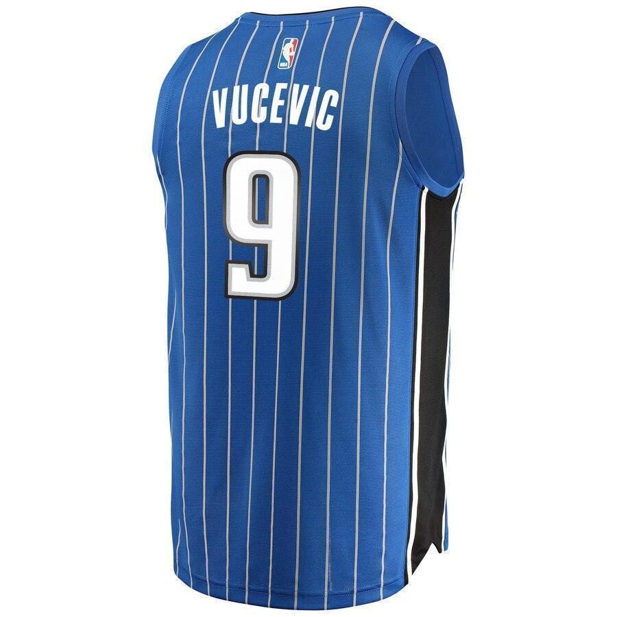 Men's Fanatics Branded Nikola Vucevic Blue Orlando Magic Fast Break Replica Player Jersey  Icon Edition  Blue