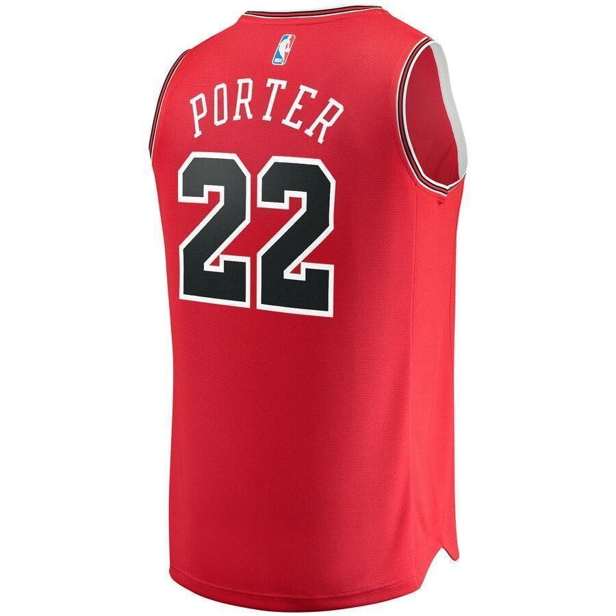 Men's Fanatics Branded Otto Porter Red Chicago Bulls Fast Break Replica Jersey – Icon Edition  Red
