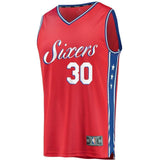 Men's Fanatics Branded Furkan Korkmaz Red Philadelphia 7ers Fast Break Replica Player Jersey  Statement Edition  Red