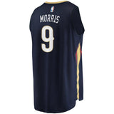 Men's Fanatics Branded Darius Morris Navy New Orleans Pelicans Fast Break Replica Jersey – Icon Edition  Navy