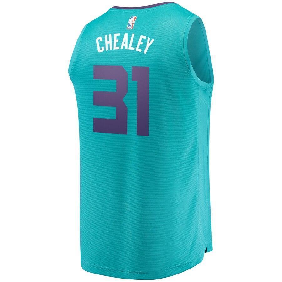 Men's Fanatics Branded Joe Chealey Teal Charlotte Hornets Fast Break Replica Jersey – Icon Edition  Aqua