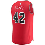 Youth Fanatics Branded Robin Lopez Red Chicago Bulls Fast Break Player Jersey  Icon Edition  Red