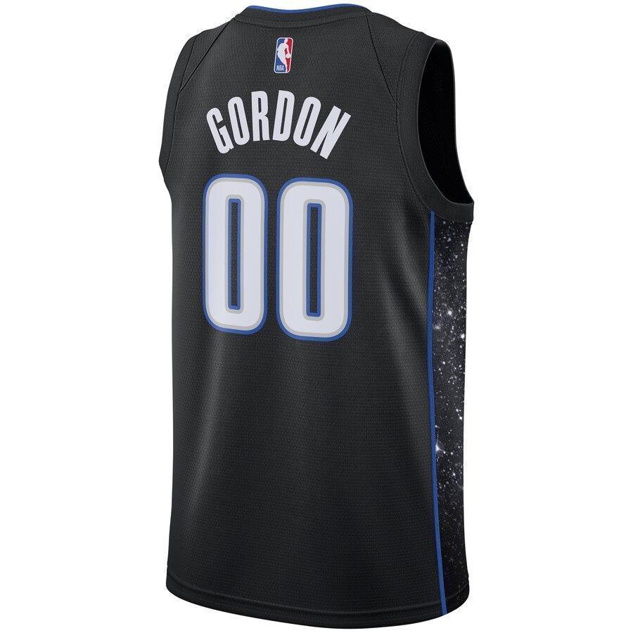 Men's Nike Aaron Gordon Black Orlando Magic City Edition Swingman Jersey   Black